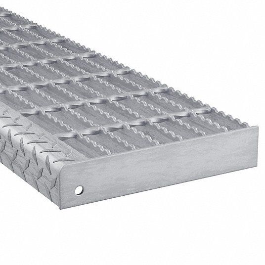 galvanized serrated stair tread