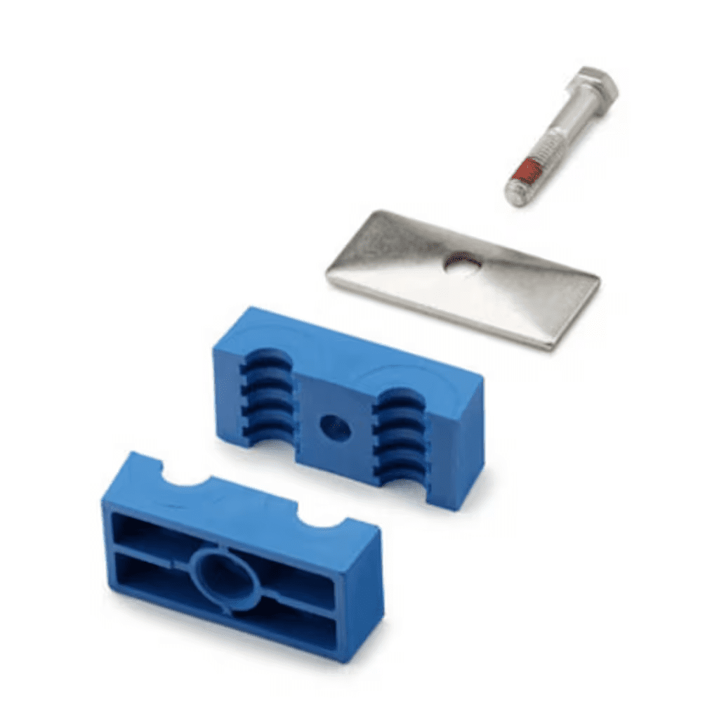 Twin Bolted Plastic Clamp Tube Support Kit, 6 mm Tube Size, Polypropylene Support Body 304-S1T-PP-6TM Swagelok™ Twin Bolted Plastic Clamp Tube Support Kit, 6 mm Tube Size, Polypropylene Support Body 304-S1T-PP-6TM Swagelok™