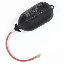 Multi-Flex 8-inch inflatable pipe plug with Schrader valve and nylon-coated body