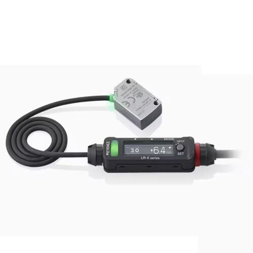 Image of Keyence LR-X250C Laser Sensor, M8 connector type, with 30–250 mm range and IP65/IP67 protection