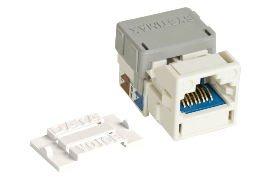 GigaSPEED X10D® MGS600 Series Information Outlet White