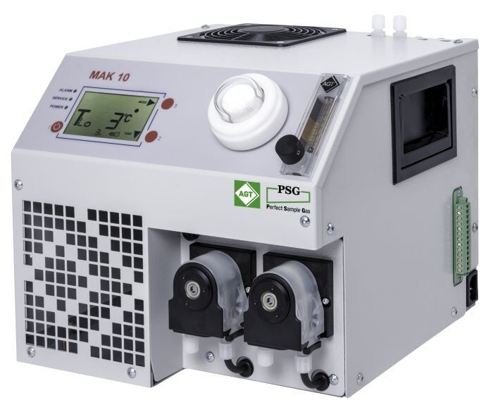 AGT-PSG GMBH sample gas conditioner 115 VAC 50/60 Hz model MAK10-2202-4-00-B