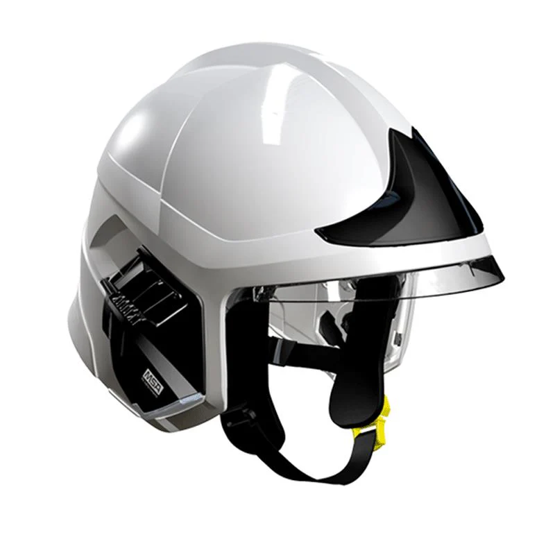 MSA Gallet F1 XF Firefighter Helmet Medium White EN443 Certified
