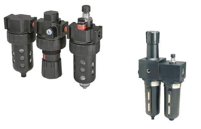 Parker Close Nippled Combinations 06A12A18A2BC FRL Unit